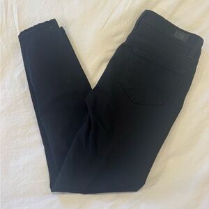 Paige Verdugo Ultra Skinny Black Jeans. Size 28